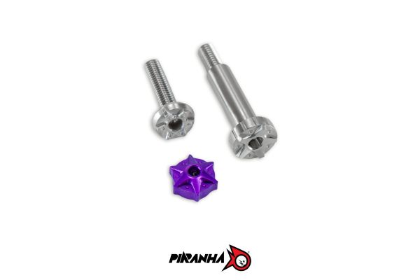 ชุดน๊อตแต่งสแตนเลส ตัวปรับอลูมิเนียม Brembo RCS / RCS CORSA PIRANHA Set A