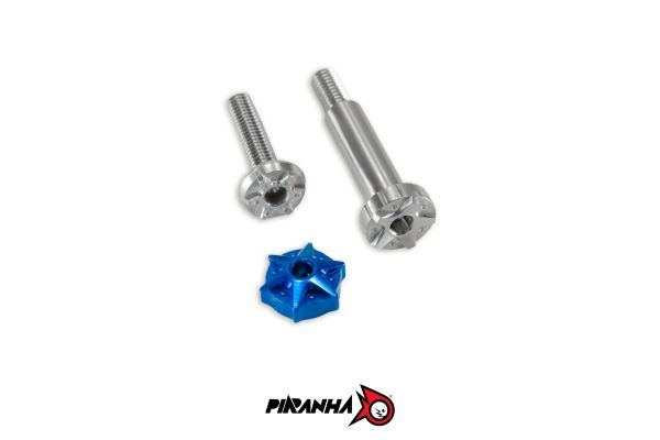 ชุดน๊อตแต่งสแตนเลส ตัวปรับอลูมิเนียม Brembo RCS / RCS CORSA PIRANHA Set A