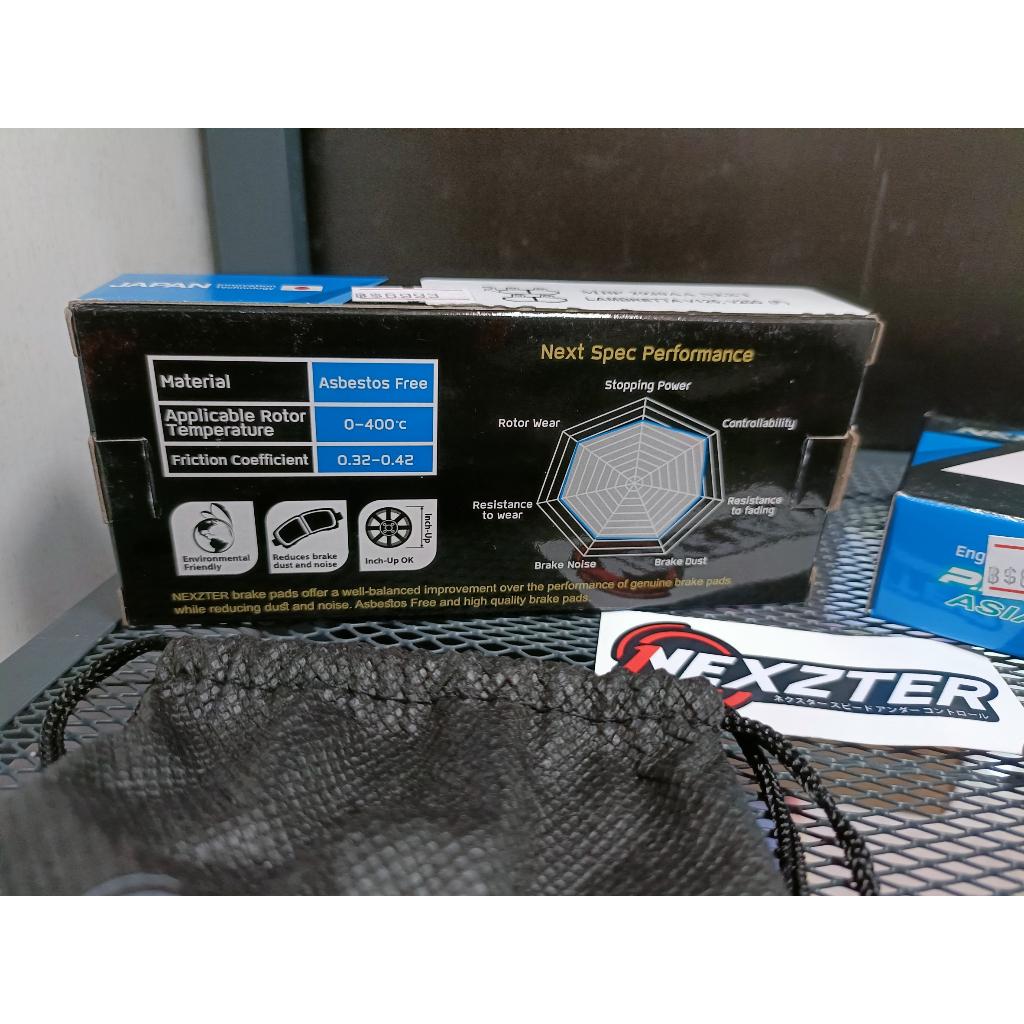 40.ผ้าเบรคหลัง NEXZTER  108108AA  ใส่รถรุ่น KAWASAKI KLX 140,150 , 230