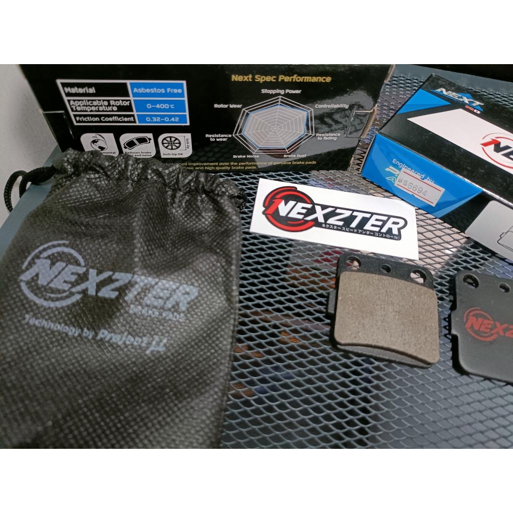 40.ผ้าเบรคหลัง NEXZTER  108108AA  ใส่รถรุ่น KAWASAKI KLX 140,150 , 230