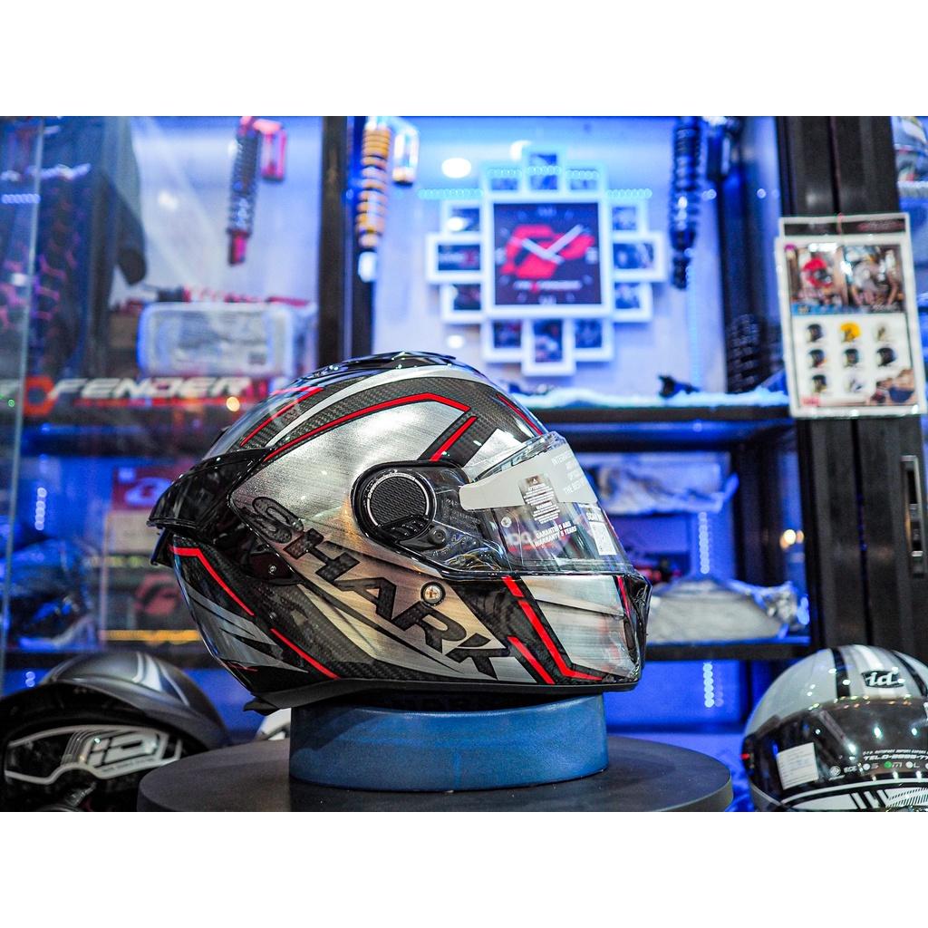 หมวกกันน็อค Shark Spartan GT Carbon Kromium Silver Red *สอบถามก่อนซือ