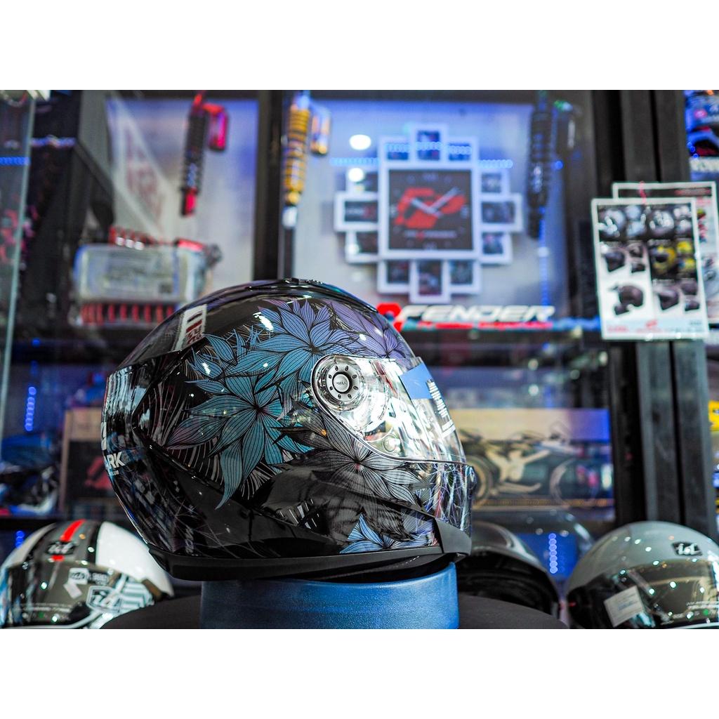 หมวกกันน็อค SHARK RIDILL 1.2 NELUM BLACK GLITTER *สอบถามก่อนซือ