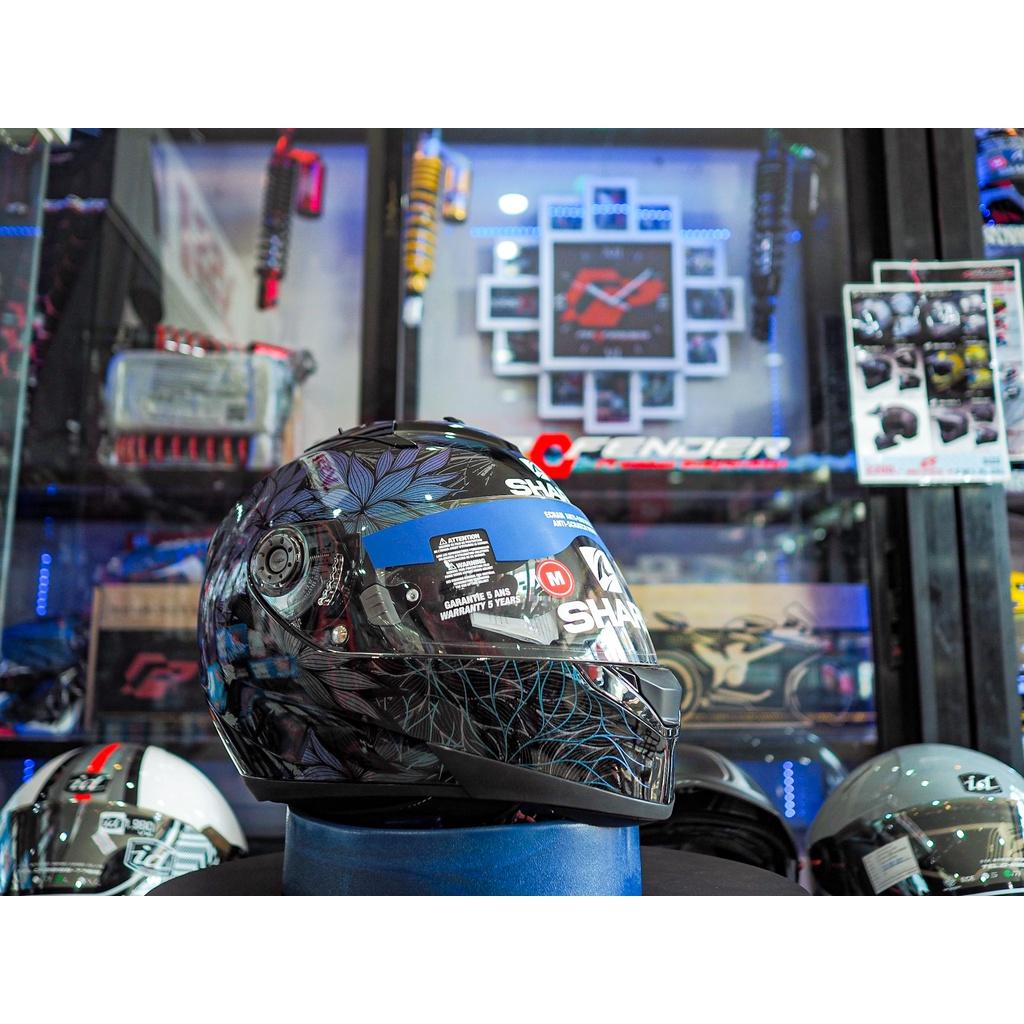 หมวกกันน็อค SHARK RIDILL 1.2 NELUM BLACK GLITTER *สอบถามก่อนซือ