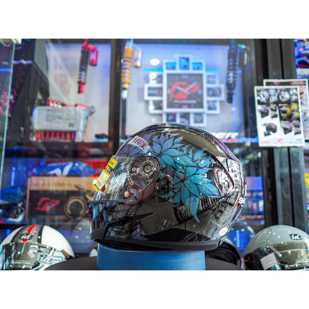 หมวกกันน็อค SHARK RIDILL 1.2 NELUM BLACK GLITTER *สอบถามก่อนซือ