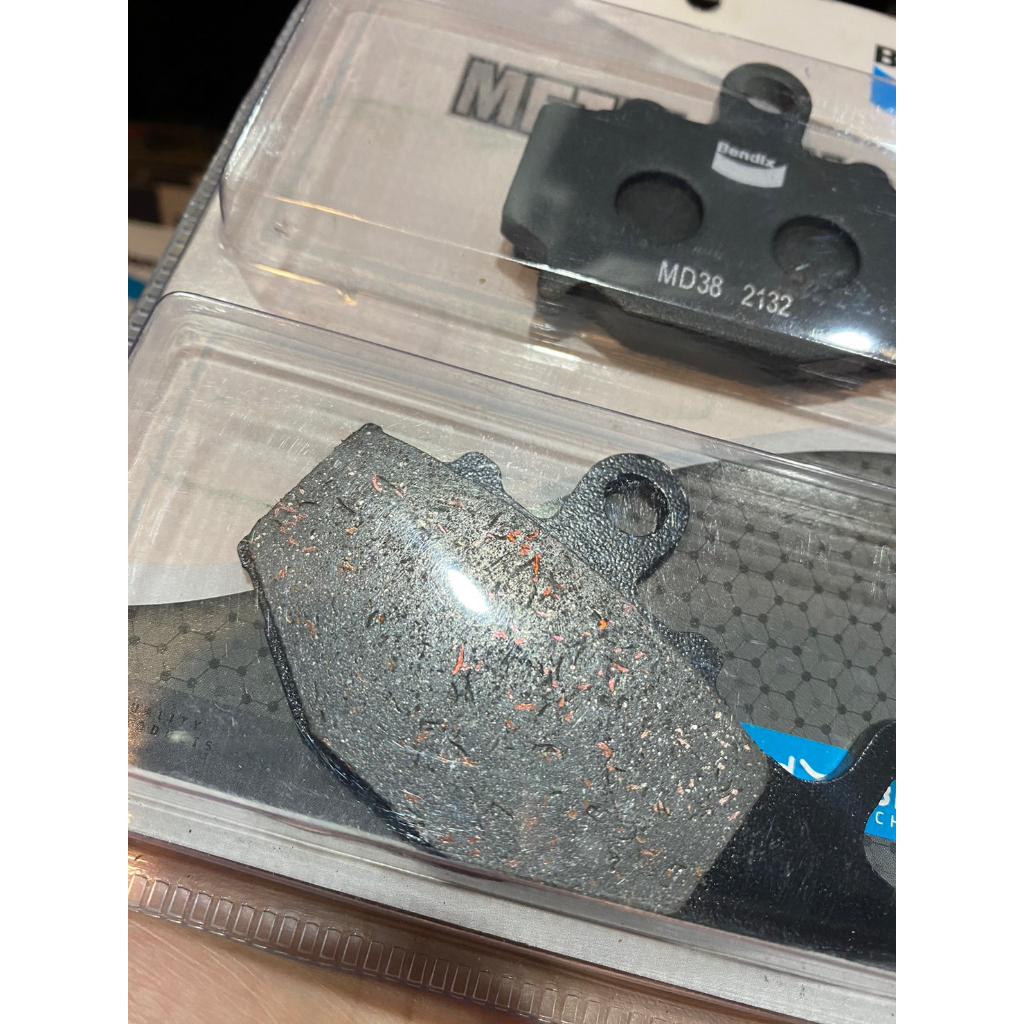 ผ้าเบรคหลัง Bendix MD38 ใส่รถรุ่น Ninja650 / ER6N / Versys650 (Y09-15) / ZX6R / Z1000ปี03-15 / Ninja100 ปี11-15