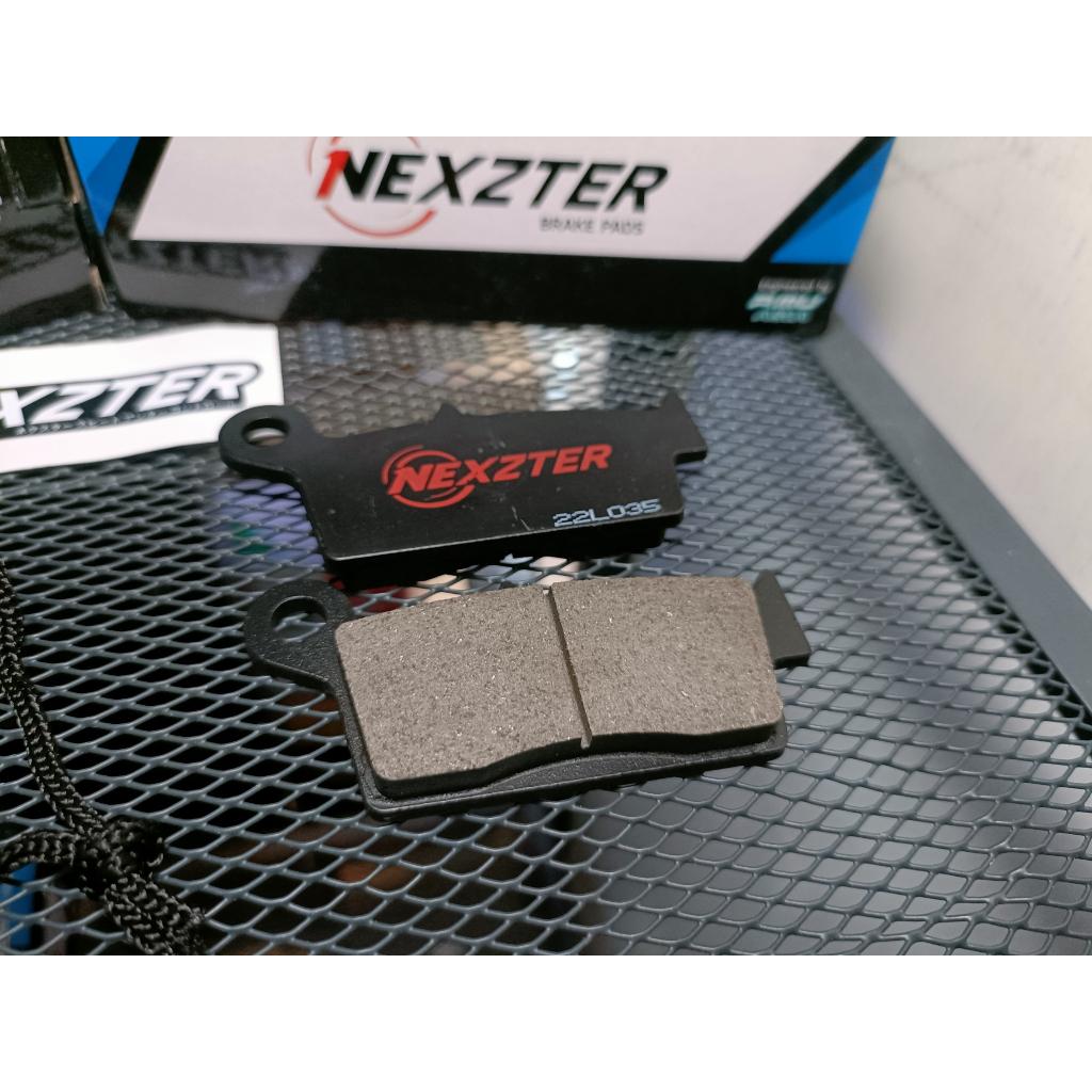 39.ผ้าเบรคหลัง NEXZTER  106107AA ใส่รถรุ่น KAWASAKI KTX 125,150,250 / ​KLX 300R,250 / D-TRACKER