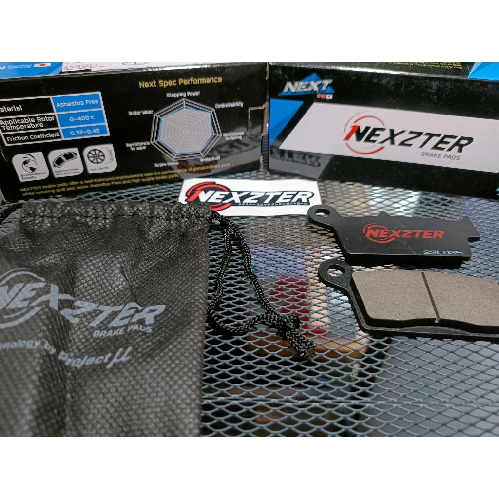 39.ผ้าเบรคหลัง NEXZTER  106107AA ใส่รถรุ่น KAWASAKI KTX 125,150,250 / ​KLX 300R,250 / D-TRACKER