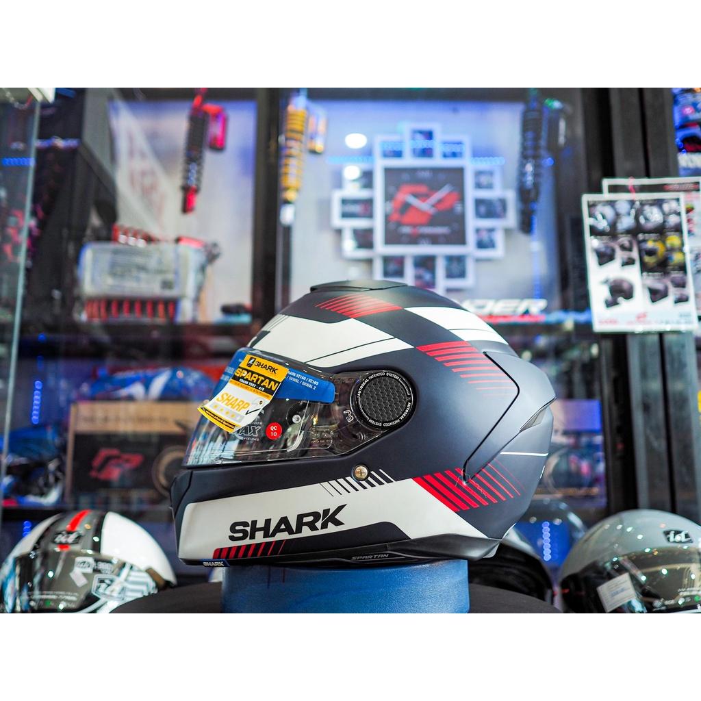 หมวกกันน็อค SHARK SPARTAN STRAD MAT BLUE WHITE RED *สอบถามก่อนซือ