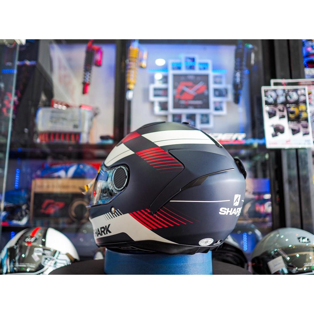 หมวกกันน็อค SHARK SPARTAN STRAD MAT BLUE WHITE RED *สอบถามก่อนซือ