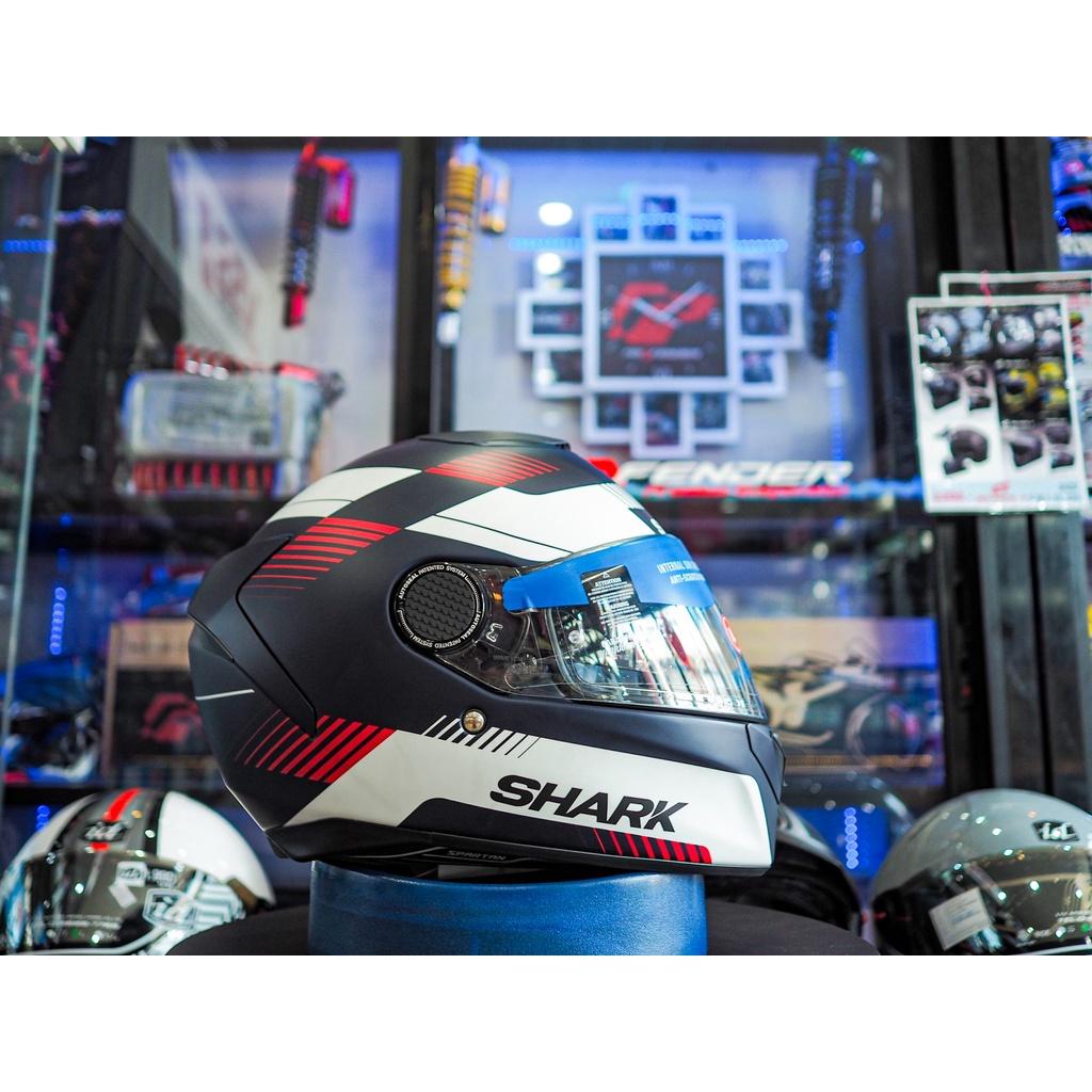 หมวกกันน็อค SHARK SPARTAN STRAD MAT BLUE WHITE RED *สอบถามก่อนซือ