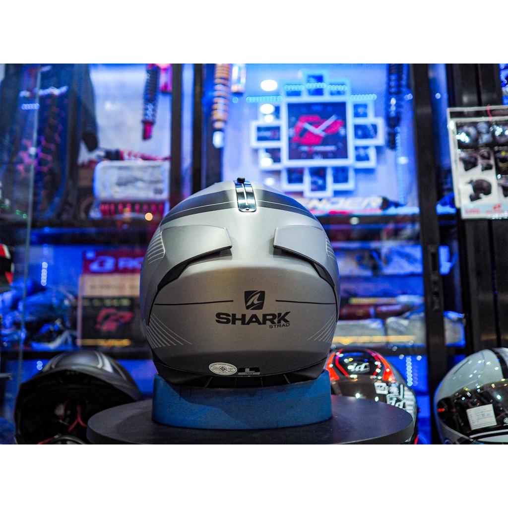 หมวกกันน็อค SHARK SPARTAN STRAD MAT  ANTHRACITE BLACK SILVER *สอบถามก่อนซือ