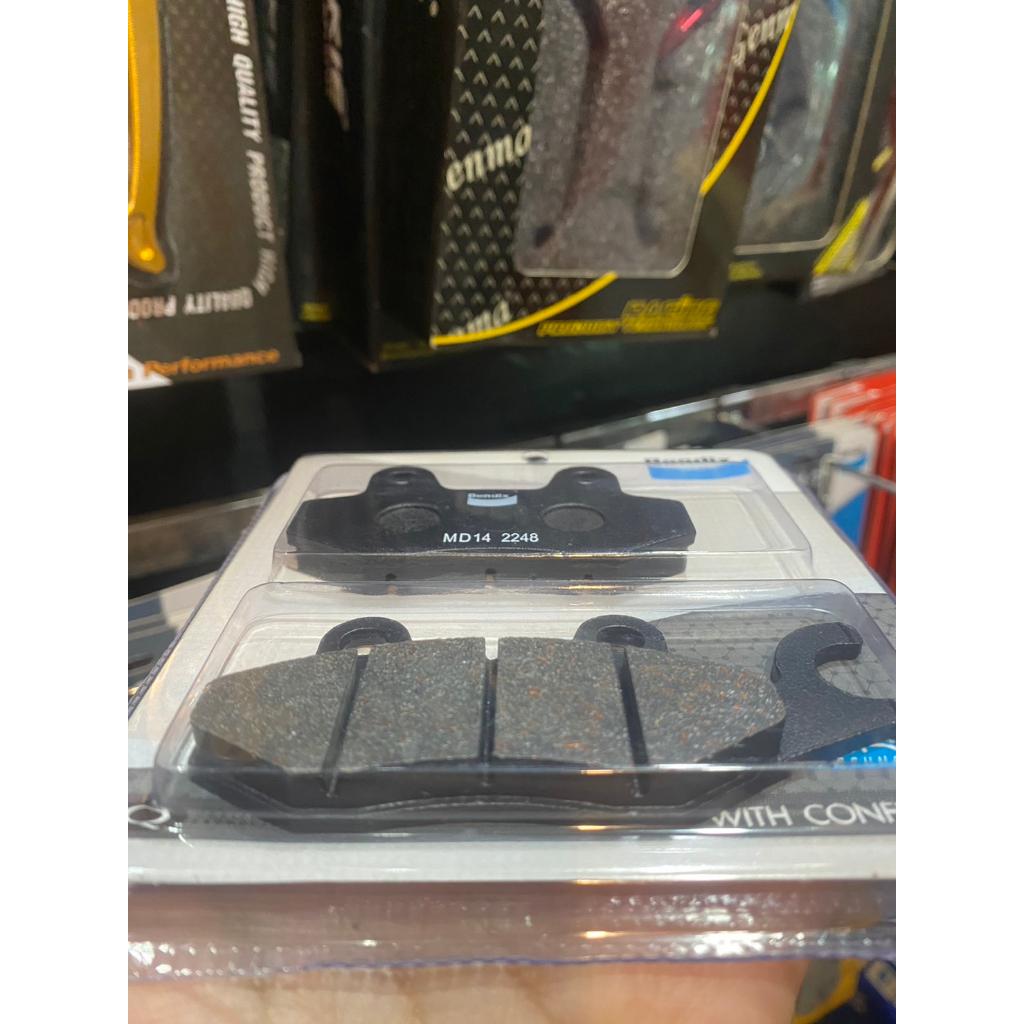 6.ผ้าเบรค หน้า-หลัง Bendix MD14 ใส่รถรุ่น Ninja250 / Ninja300 / Ninja400 / Z250 / Z300 / Z400 ใส่ได้ทั้งหน้าและหลัง