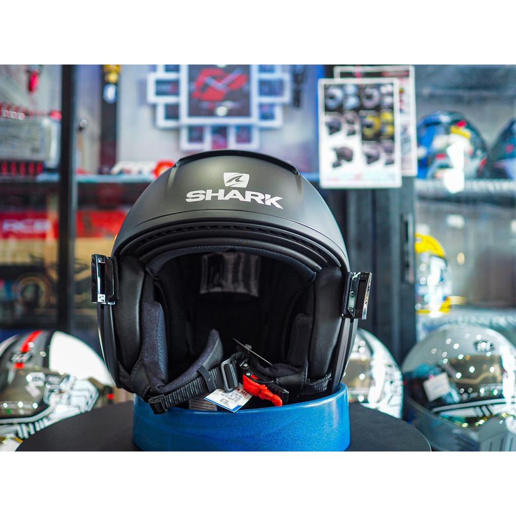 หมวกกันน็อค SHARK STREET DRAK BLANK BIACK *สอบถามก่อนซือ
