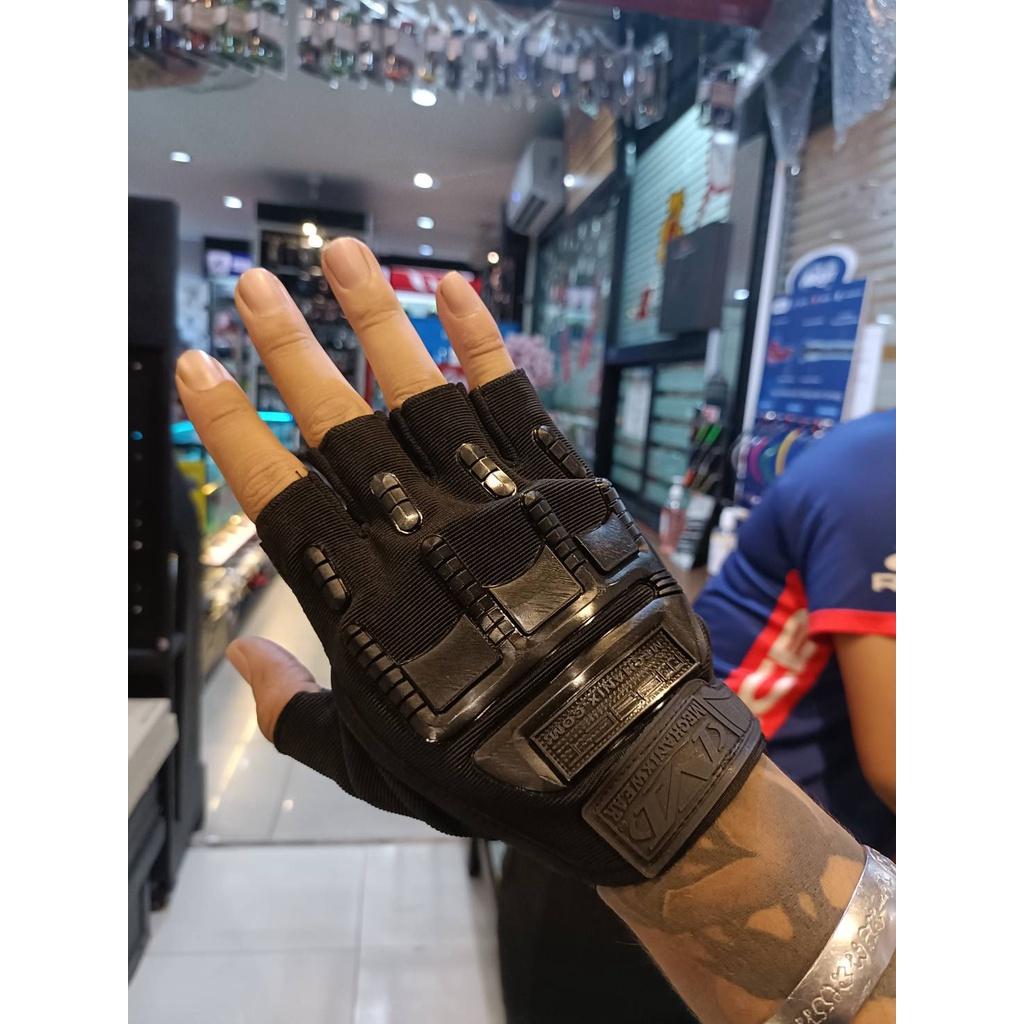 3.  #ถุงมือ Mechanixwear ถุงมือขับขี่มอไซค์ (ครึ่งนิ้ว) ฟรีไซส์