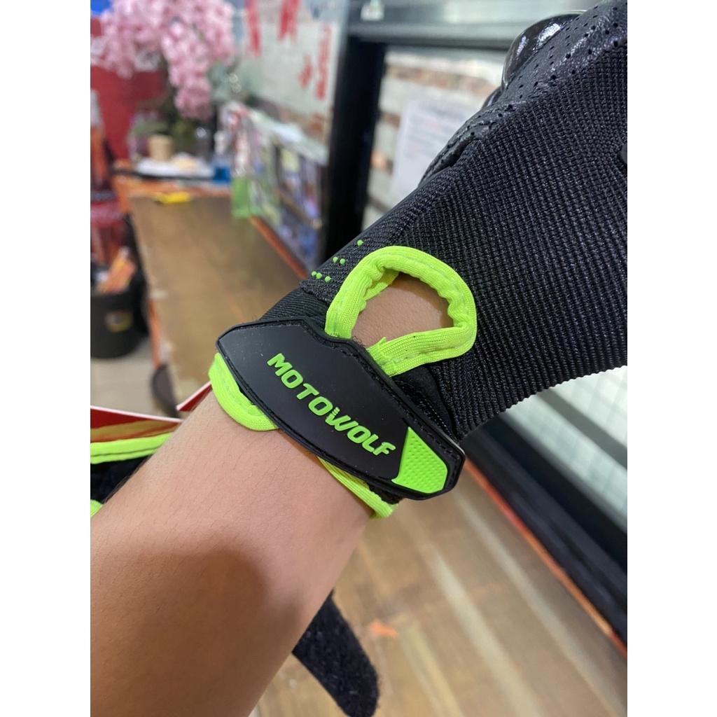 11. ถุงมือ ขี่มอเตอร์ไซค์ MOTOWOLF G150304 ของแท้100%