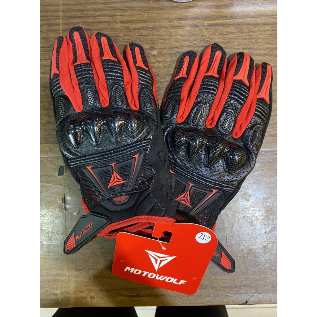 11. ถุงมือ ขี่มอเตอร์ไซค์ MOTOWOLF G150304 ของแท้100%