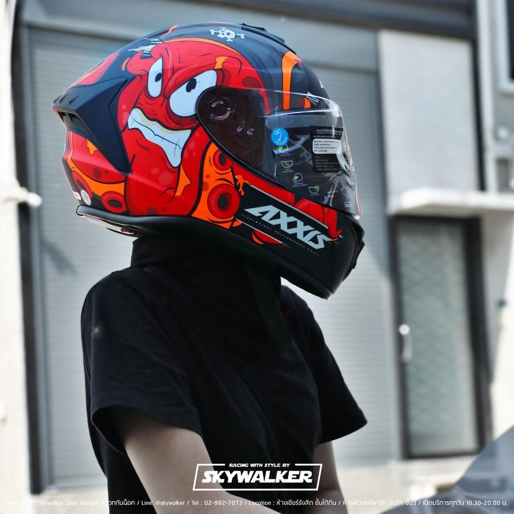 25.รวม หมวกกันน็อค AXXIS รุ่น DRAKEN AXXIS Helmets มี 4 ลาย หมวกกันน็อคแบรนด์ดัง จากประเทศสเปน หมวก