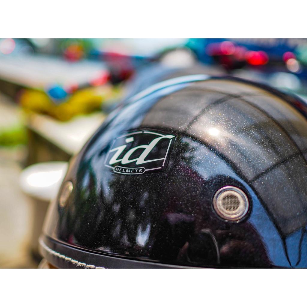 NEW2022 หมวกกันน็อค ครึ่งใบ ทรงวินเทจ ID รุ่นCR-1 มีแว่น CUSTOM / CAFE RACER / PRIMO