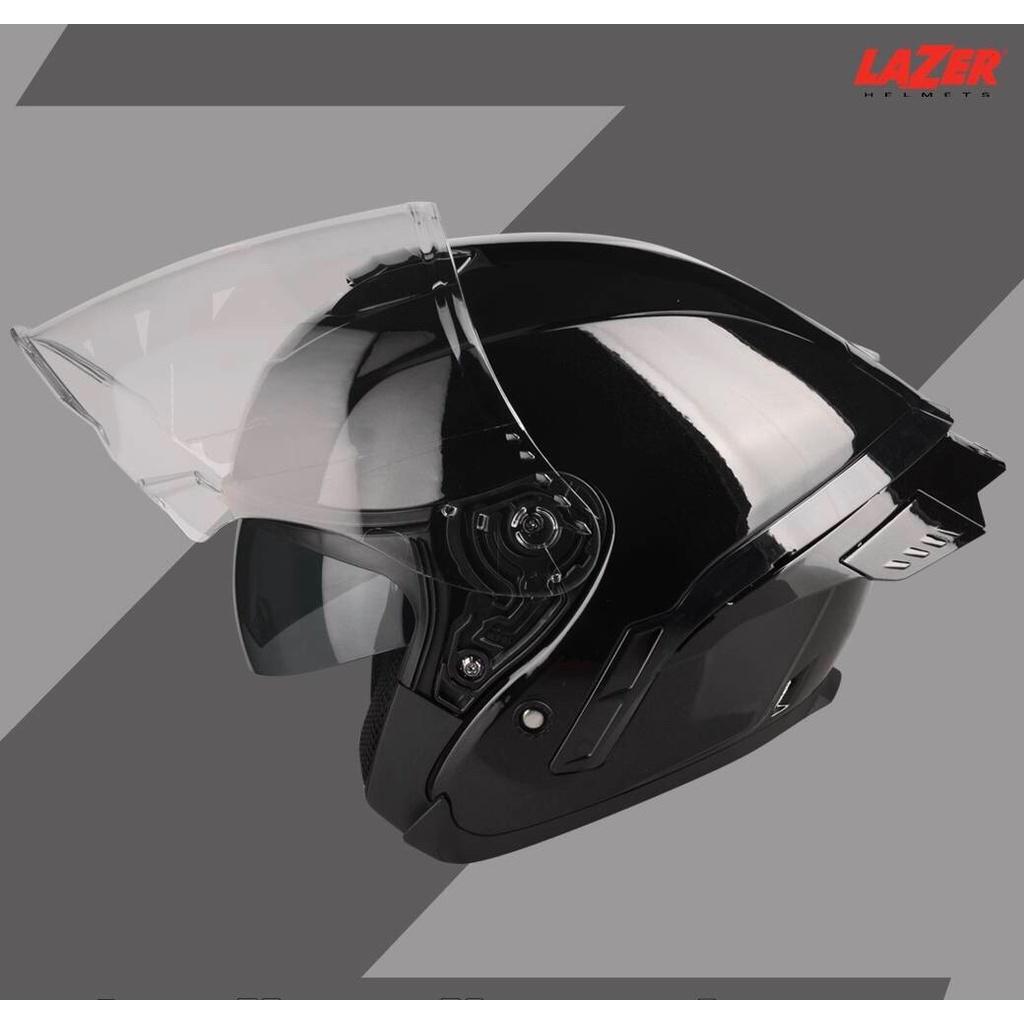 หมวกกันน็อค Lazer Tango-SR Black-Metallic (Spoiler)