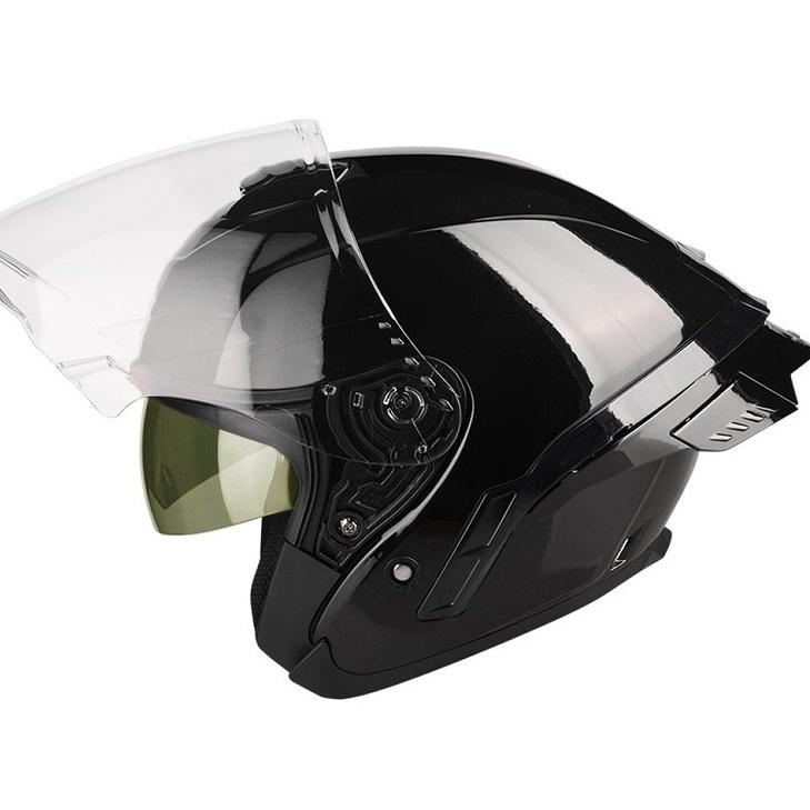 หมวกกันน็อค Lazer Tango-SR Black-Metallic (Spoiler)