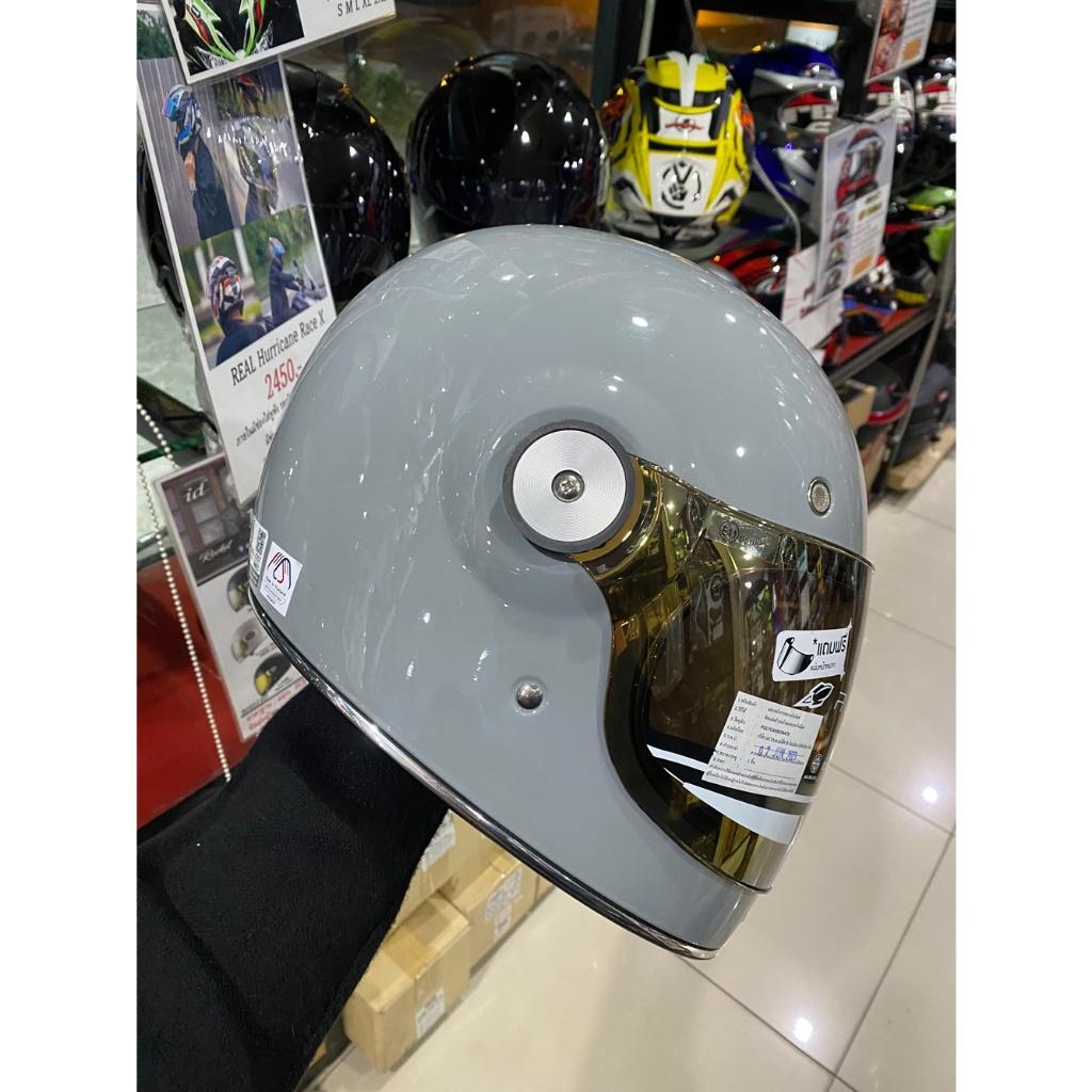 6.รวม หมวกกันน็อค ID Rocket sport heritage แถมผ้าบัฟ แถมชิวหน้า (มีสีใหม่เพิ่มมาจร้าา) หมวกคลาสสิค วินเทจ หมวก