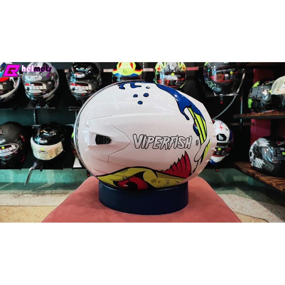 25.หมวกกันน็อค เต็มใบ Axxis รุ่นDraken Viper Fish Gloss มีสินค้าพร้อมจัดส่ง