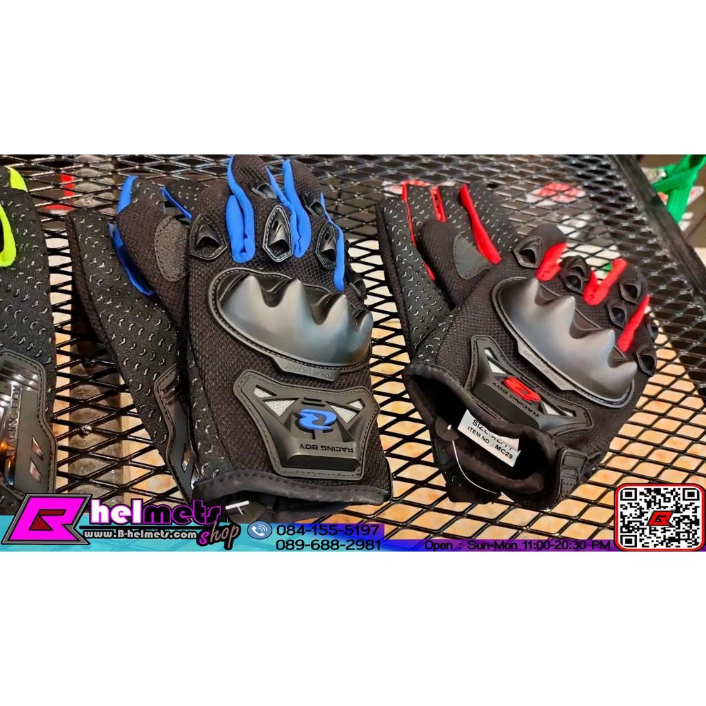 ถุงมือ Riding Glove RCB ถุงมือขับขี่มอไซค์งาน RCB แท้100% (เต็มนิ้ว)