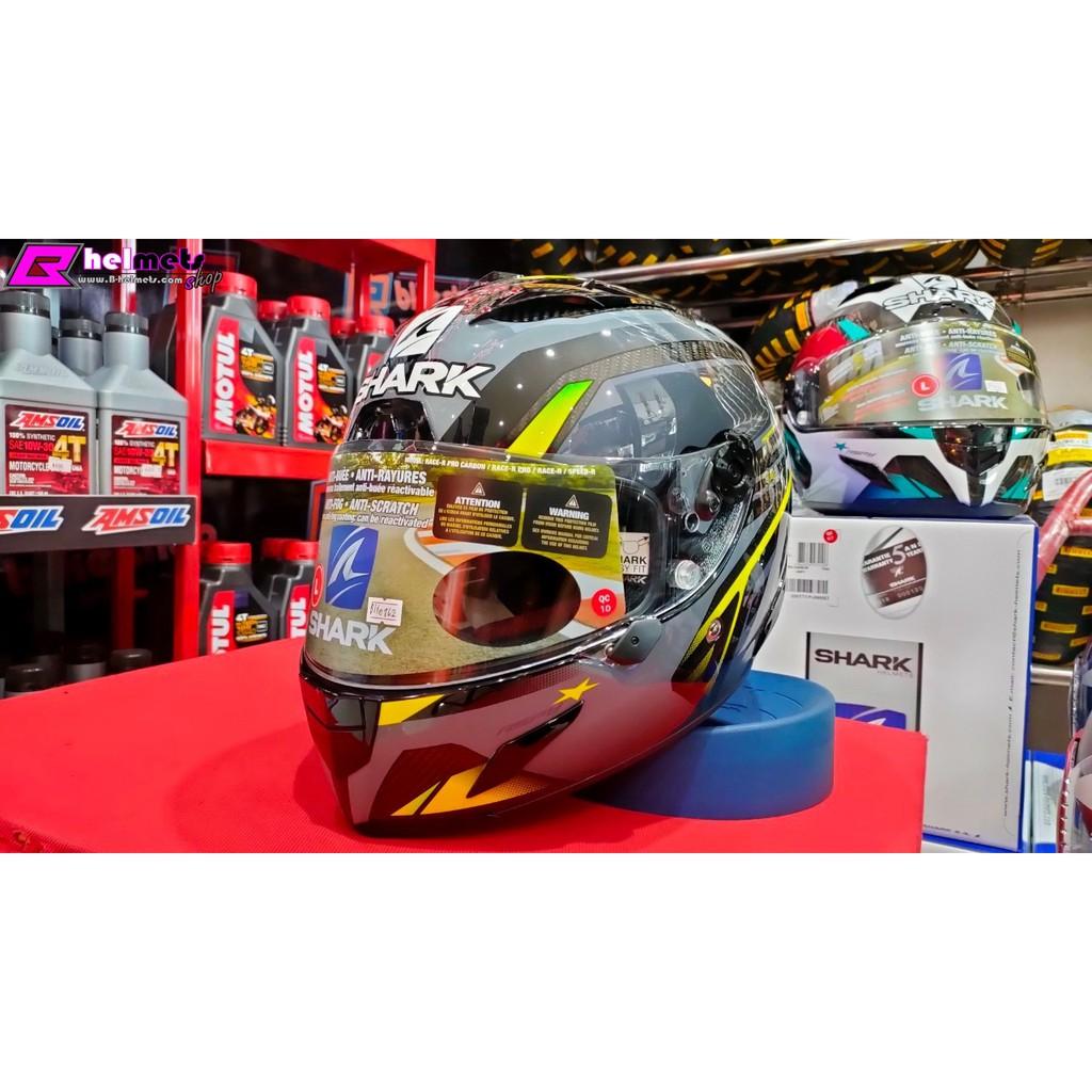 หมวกกันน็อค Shark Race-R Pro Carbon ปี 2021 สี Aspy DAY *สอบถามก่อนซือ