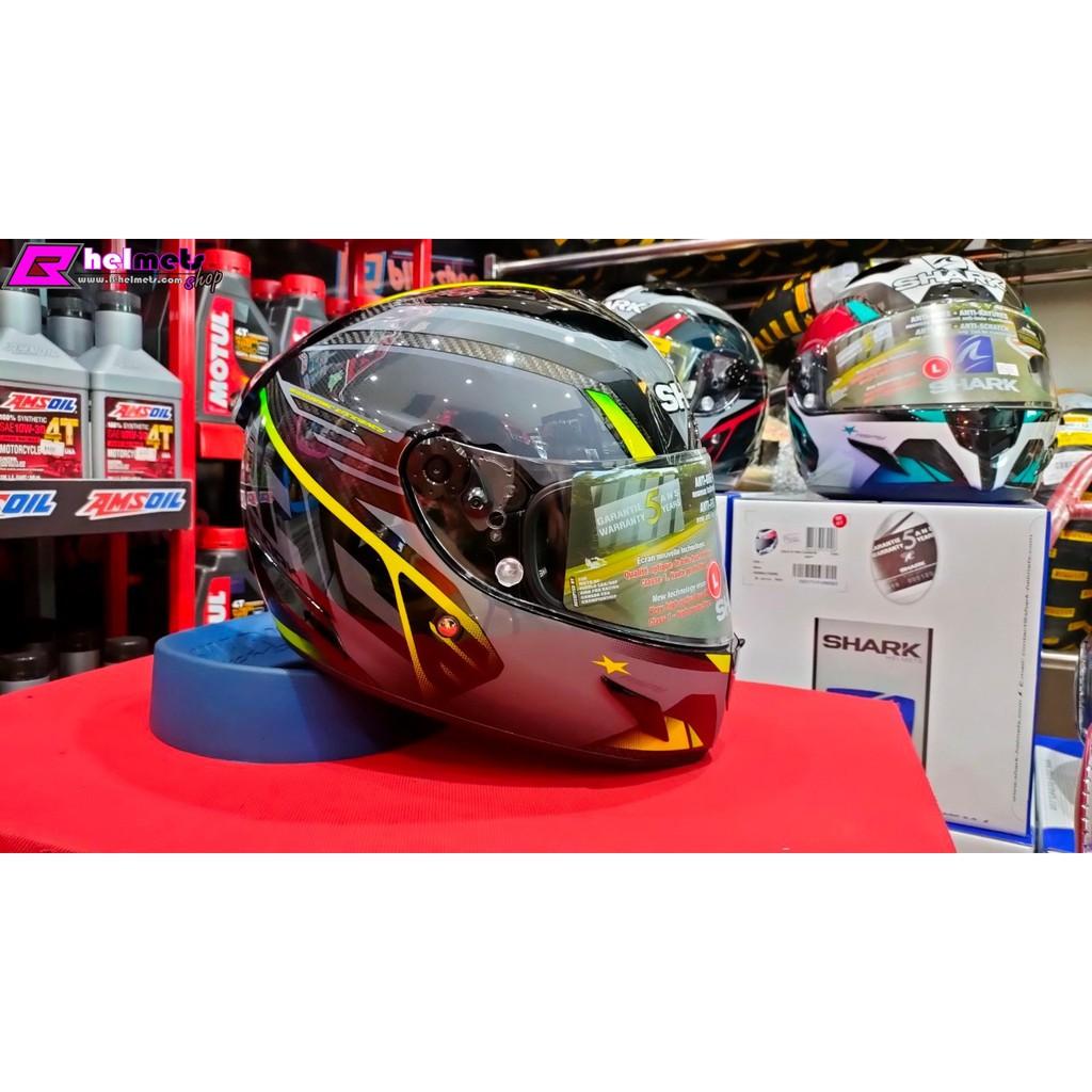 หมวกกันน็อค Shark Race-R Pro Carbon ปี 2021 สี Aspy DAY *สอบถามก่อนซือ