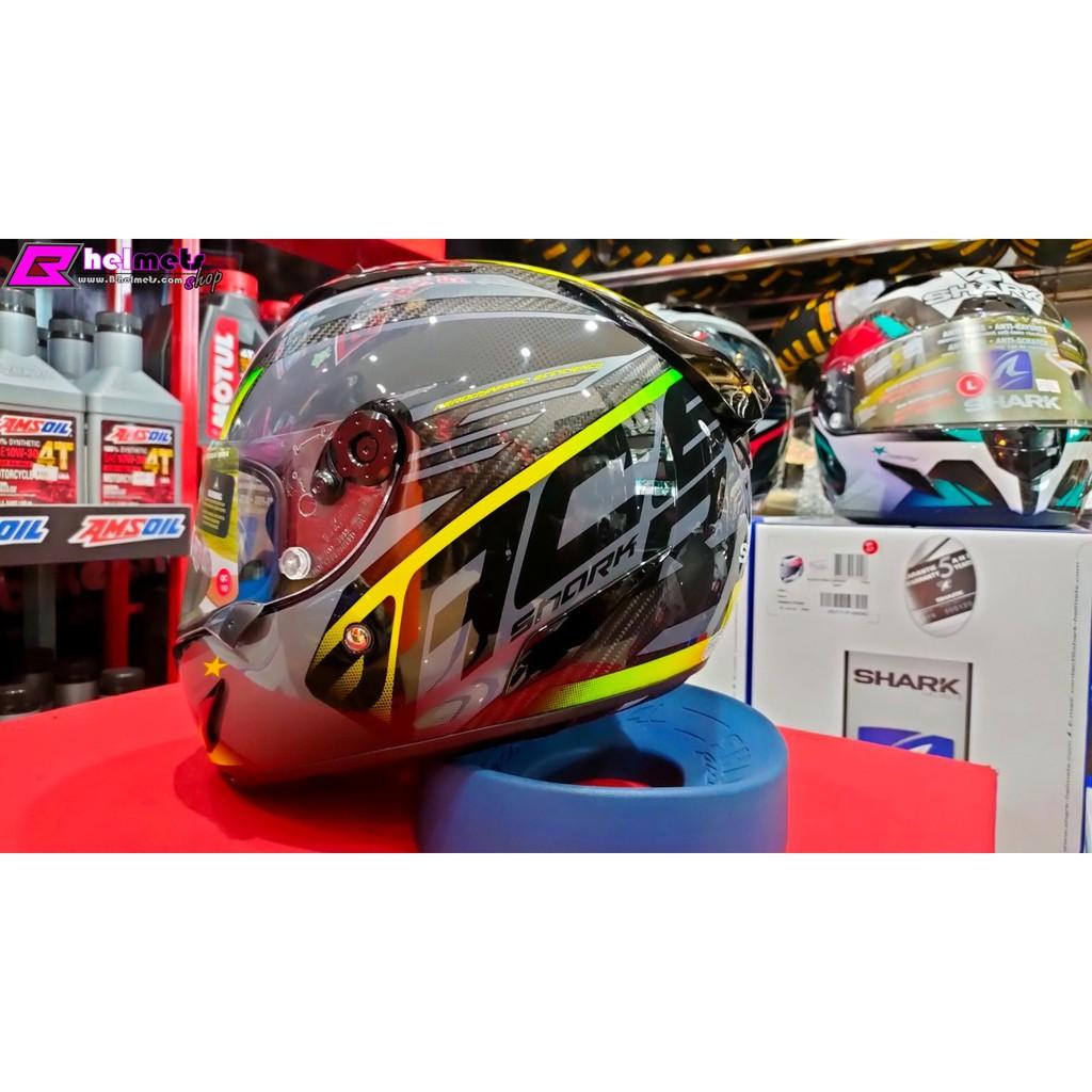 หมวกกันน็อค Shark Race-R Pro Carbon ปี 2021 สี Aspy DAY *สอบถามก่อนซือ