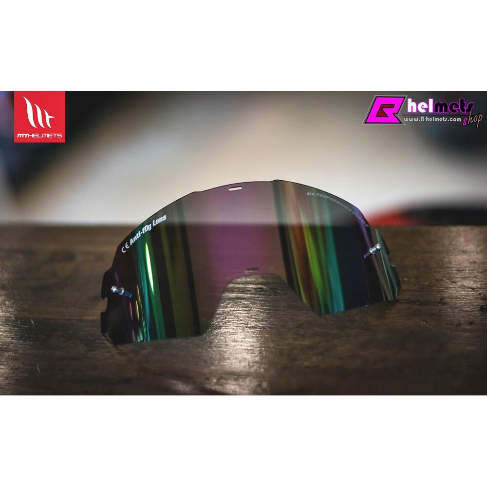 #เลนส์แว่นหมวกกันน็อควิบาก MT FALCON VISOR GOOGLES - IRIDIUM