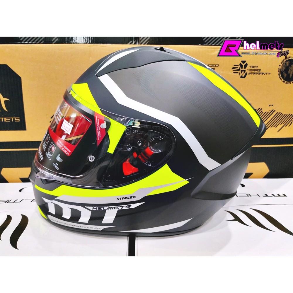 ##หมวกกันน็อค MT STINGER - SUPRA MATT GREY NEW!!! [ด้าน]