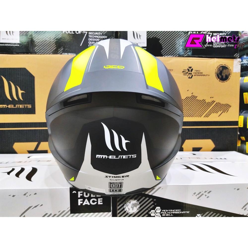 ##หมวกกันน็อค MT STINGER - SUPRA MATT GREY NEW!!! [ด้าน]