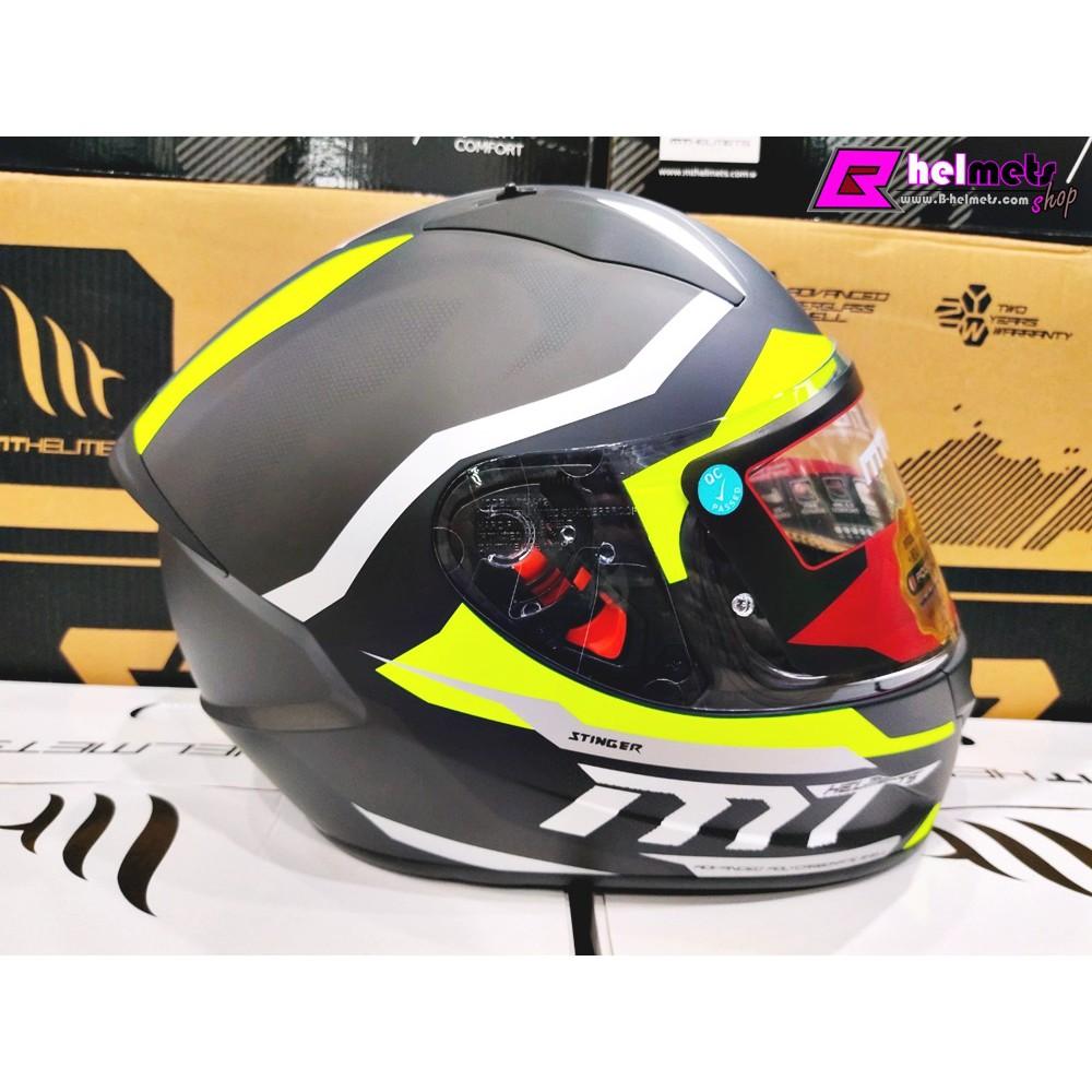 ##หมวกกันน็อค MT STINGER - SUPRA MATT GREY NEW!!! [ด้าน]
