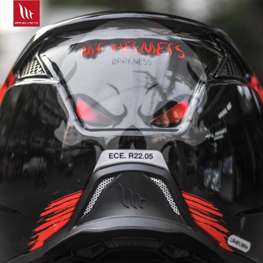 #หมวกกันน็อค MT Streetfighter Sv Darkness Gloss Red (สอบถามก่อนสั่งซื้อ)