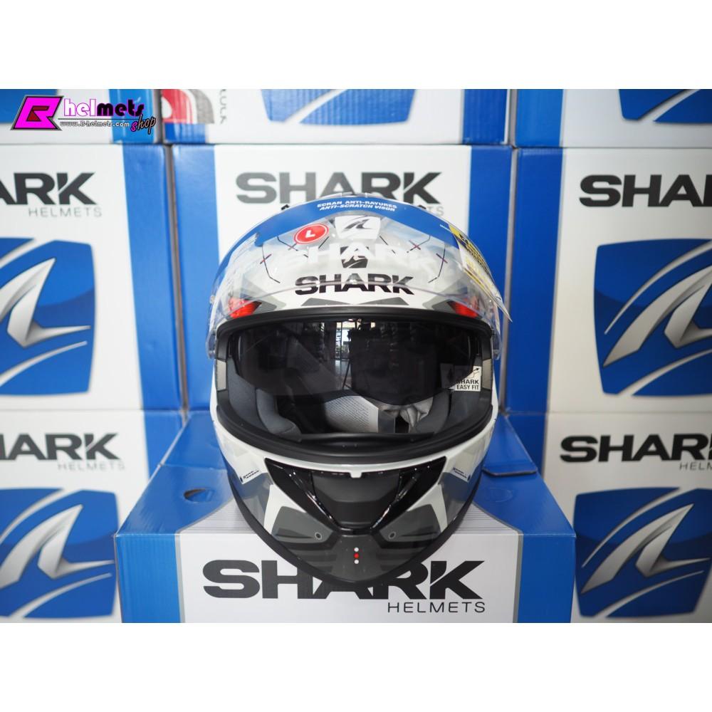 หมวกกันน็อค SHARK Ridill Mecca (WKR) ขาวเงา *สอบถามก่อนซือ