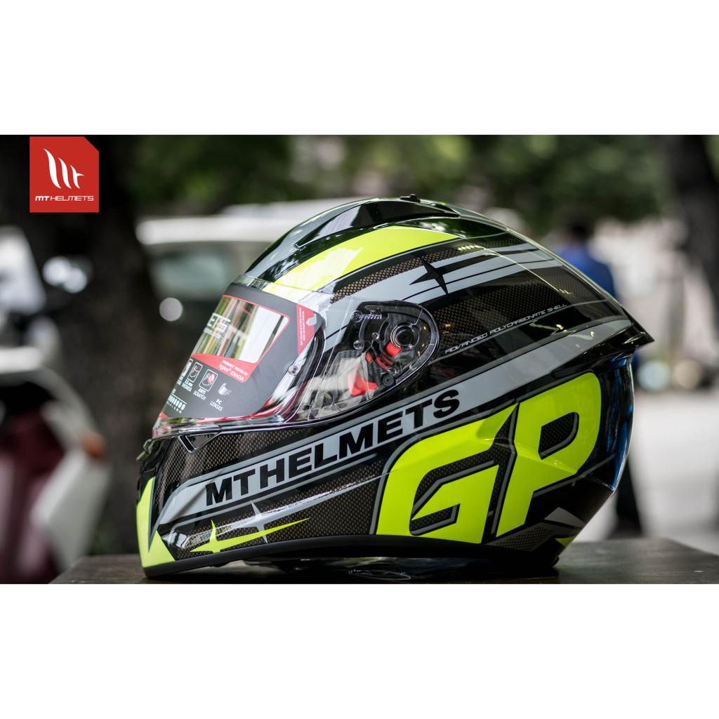 #หมวกกันน็อค MT STINGER NEW GP "1แถม1 ฟรี Lube71 ถึงสิ้นเดือนต.ค 63 "- BLACK FLUOR YELLOW*
