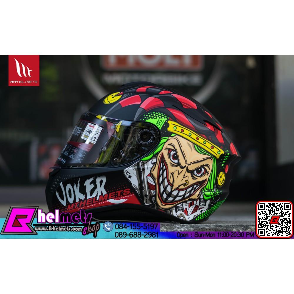 #หมวกกันน็อค MT TARGO JOKER - MATT BLACK [ด้าน]**