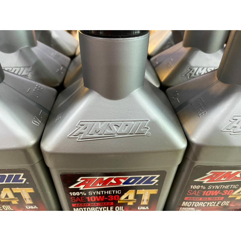 #น้ำมันเครื่อง Amsoil 10W-30 4T Performance 100% Synthetic Motorcycle Oil