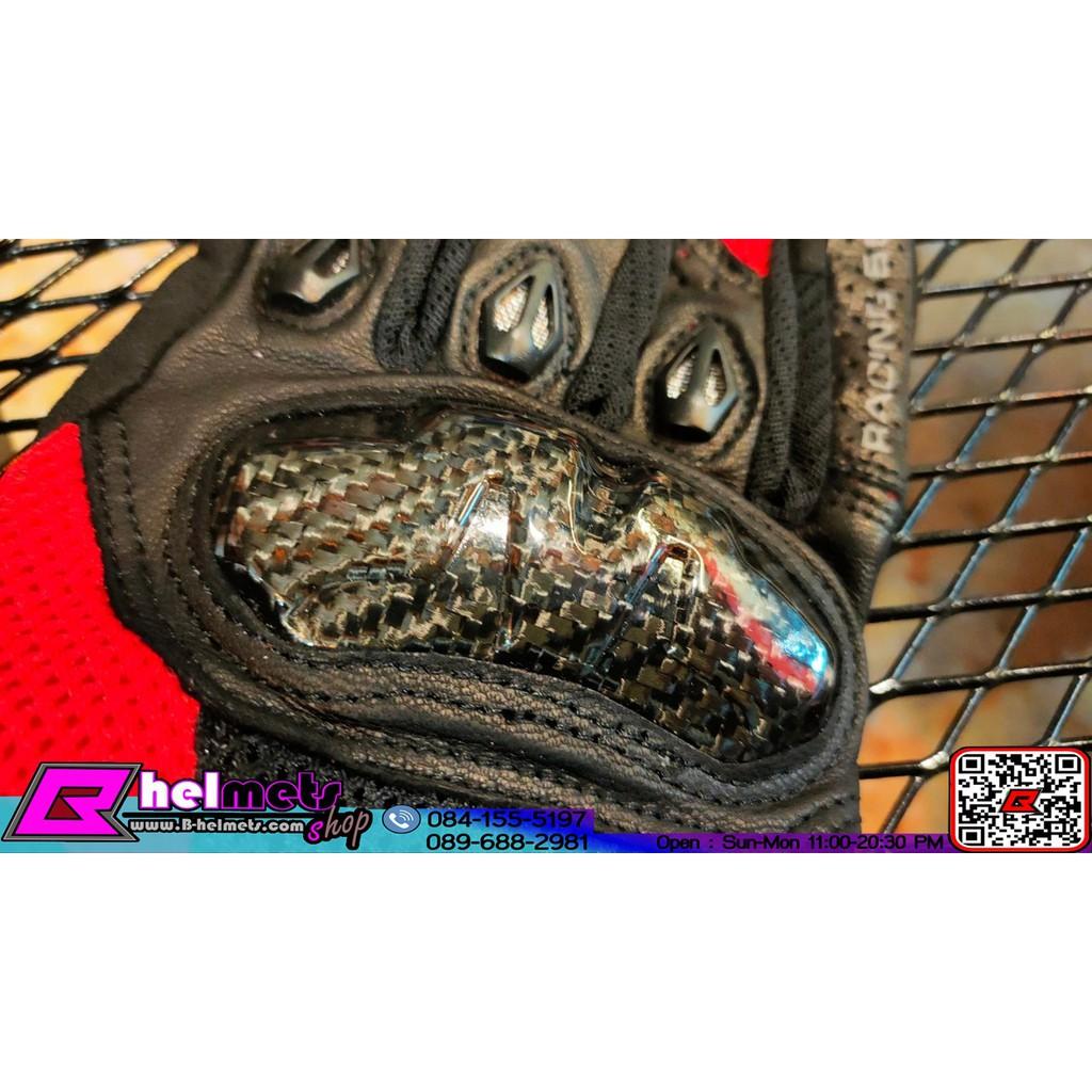 1ถุงมือ RCB Glove RB18 ถุงมือใส่ขับมอไซค์ อย่างดี สีดำ-แดง (สอบถามก่อนสั่งซื้อ)