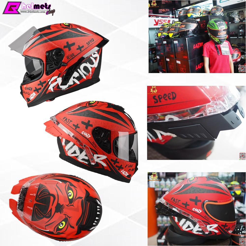 หมวกกันน็อค เต็มใบ LAZER RAFALE SR นำเข้าจาก เบลเยี่ยม มี 6ลาย *"แถมสปอยเลอร์" สินค้าบางใบ อาจจะมีตำหนิเล็กน้อย