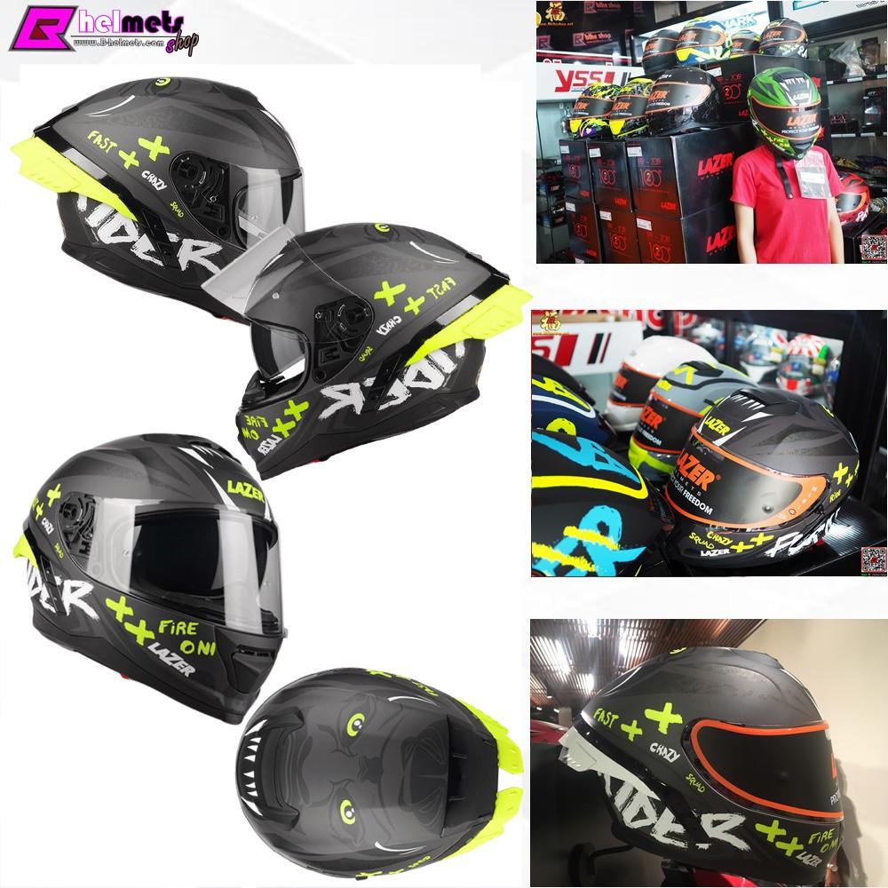 หมวกกันน็อค เต็มใบ LAZER RAFALE SR นำเข้าจาก เบลเยี่ยม มี 6ลาย *"แถมสปอยเลอร์" สินค้าบางใบ อาจจะมีตำหนิเล็กน้อย
