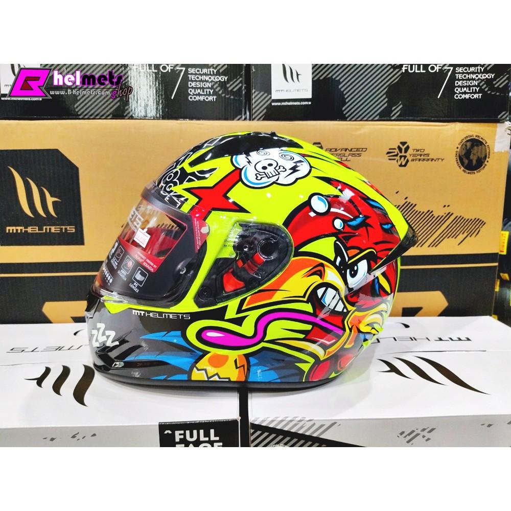 ##หมวกกันน็อค MT STINGER CHICKEN - GLOSS YELLOW NEW!!! [1ถม1ฟรี ส่วนลด15% รูป3]