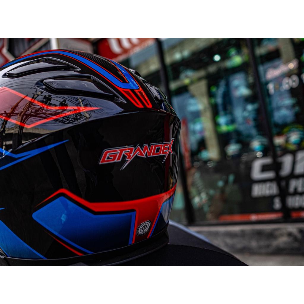 โล๊ะ หมวกกันน็อค Gracshaw G9999 Grandex เต็มใบ แว่น2ชั้น มีไซส์ M L XL
