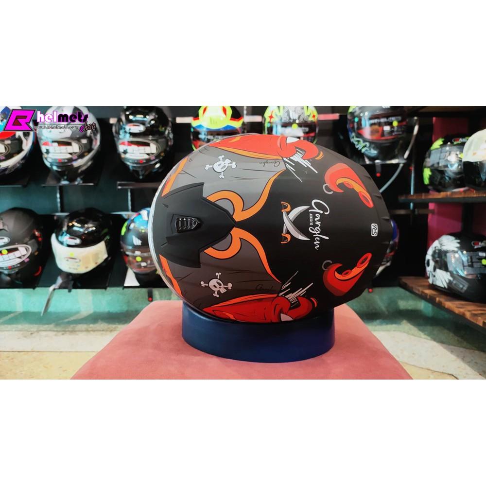 25.หมวกกันน็อค เต็มใบ Axxis รุ่นDraken Garglen D5 Matt Red มีสินค้าพร้อมจัดส่ง