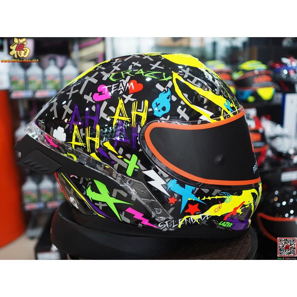 หมวกกันน็อค เต็มใบ LAZER RAFALE-SR - CRAZY XXX Black-Multi