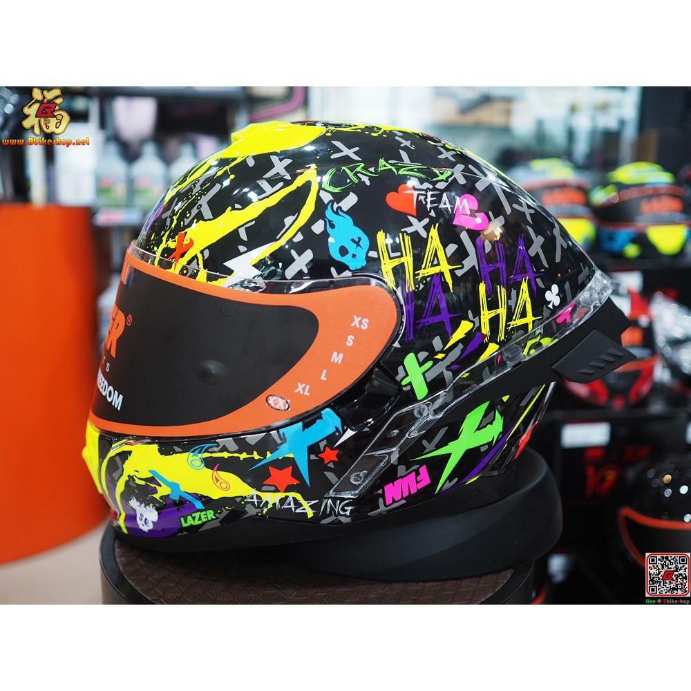 หมวกกันน็อค เต็มใบ LAZER RAFALE-SR - CRAZY XXX Black-Multi