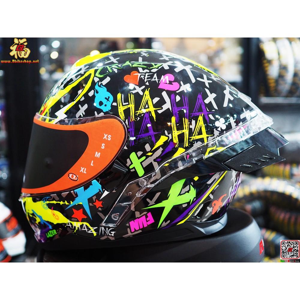 หมวกกันน็อค เต็มใบ LAZER RAFALE-SR - CRAZY XXX Black-Multi