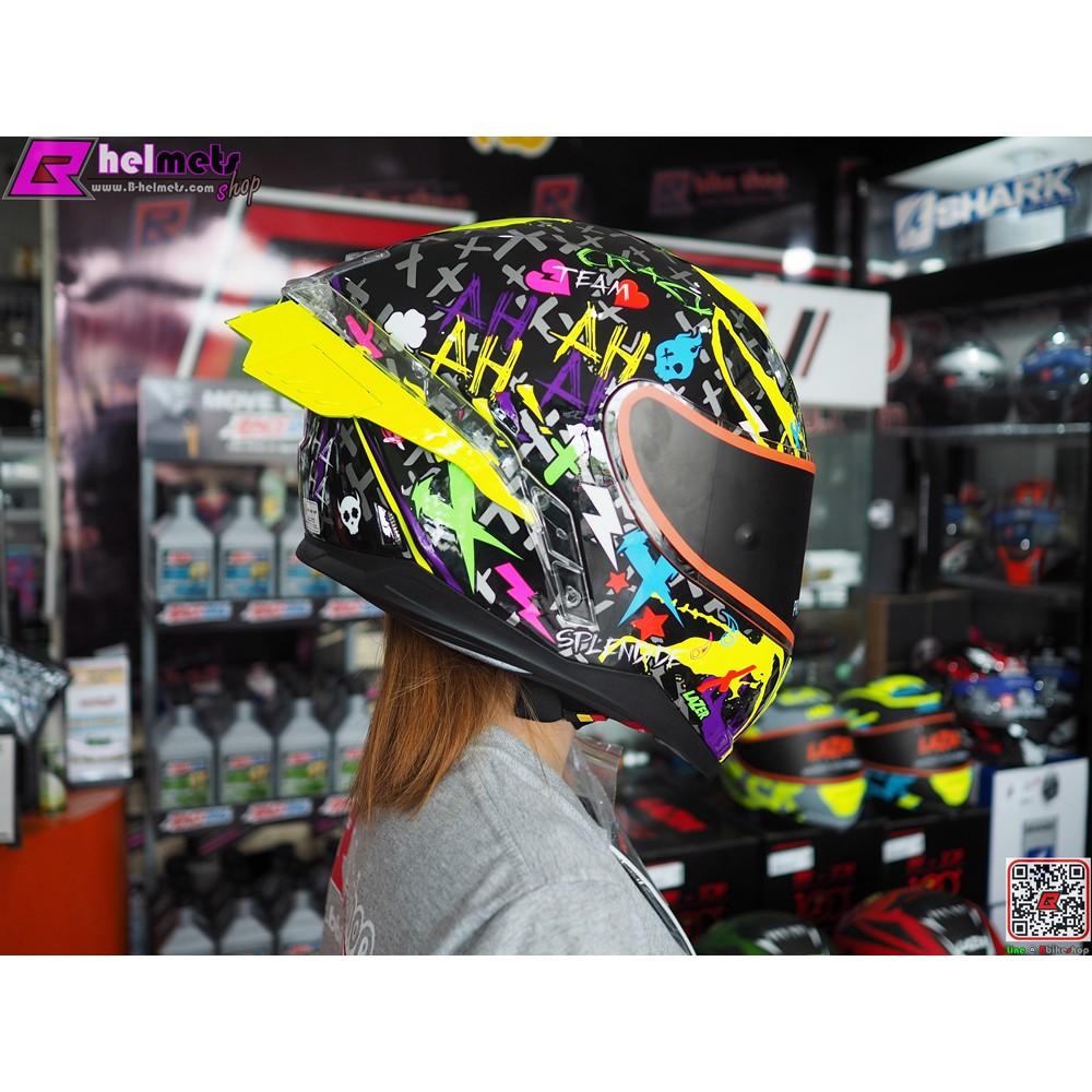 หมวกกันน็อค เต็มใบ LAZER RAFALE-SR - CRAZY XXX Black-Multi
