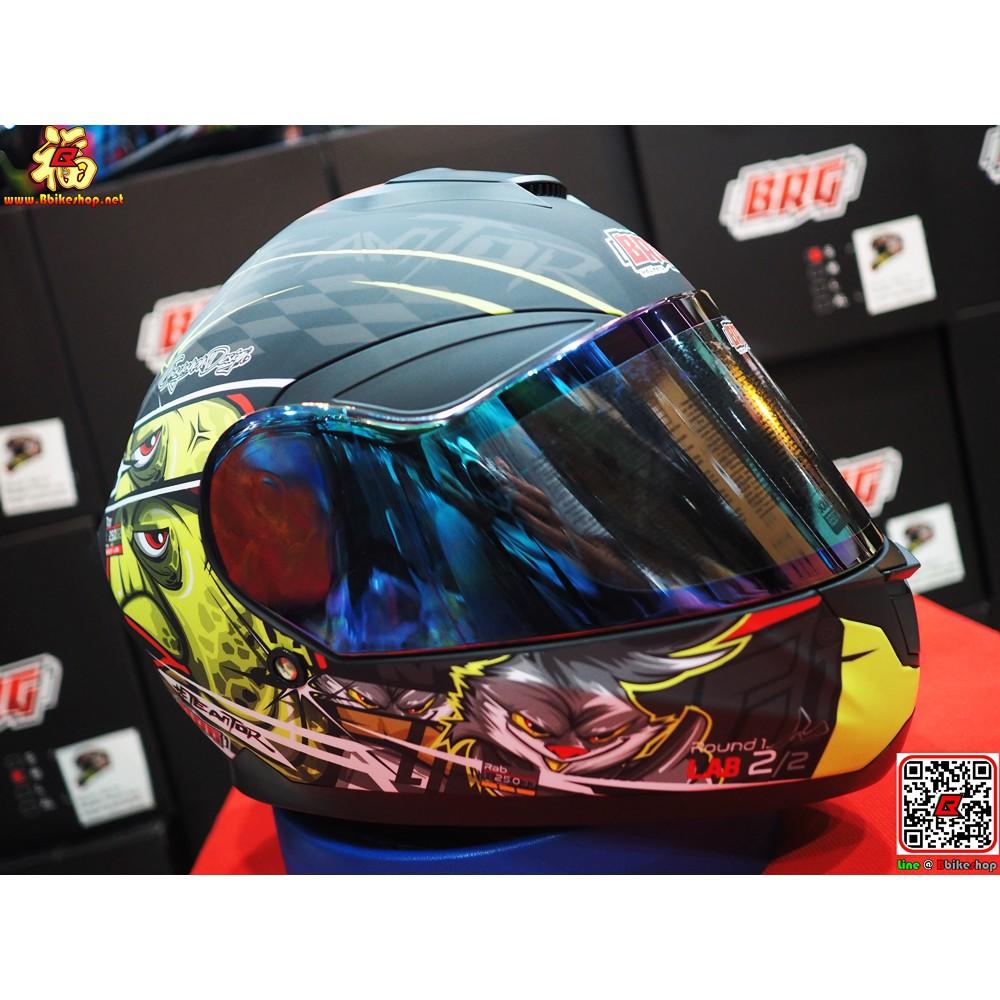 ##ชิวหน้าหมวกกันน็อค ปรอท หมวกรุ่น BRG รุ่น RACE WAR !!NEW!! 2020 *